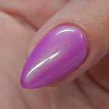 Surfing the Net - purple shimmer nail polish