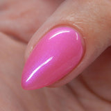 Pretty Fly - light pink shimmer nail polish
