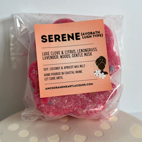 Serene (Avobath Lush type) - highly scented wax melt